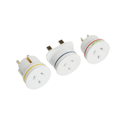 Korjo Adaptor Set - Europe, Great Britain and USA