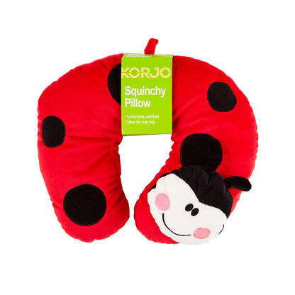 Korjo Squinchy Pillow Kids - Ladybug