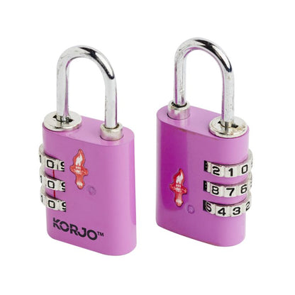 Korjo TSA Combination Lock - 2pack