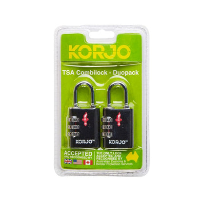 Korjo TSA Combination Lock - 2pack