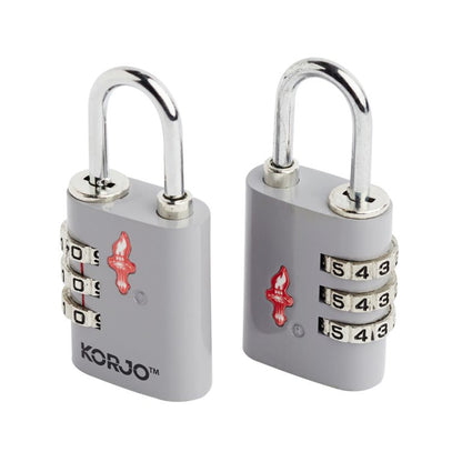 Korjo TSA Combination Lock - 2pack