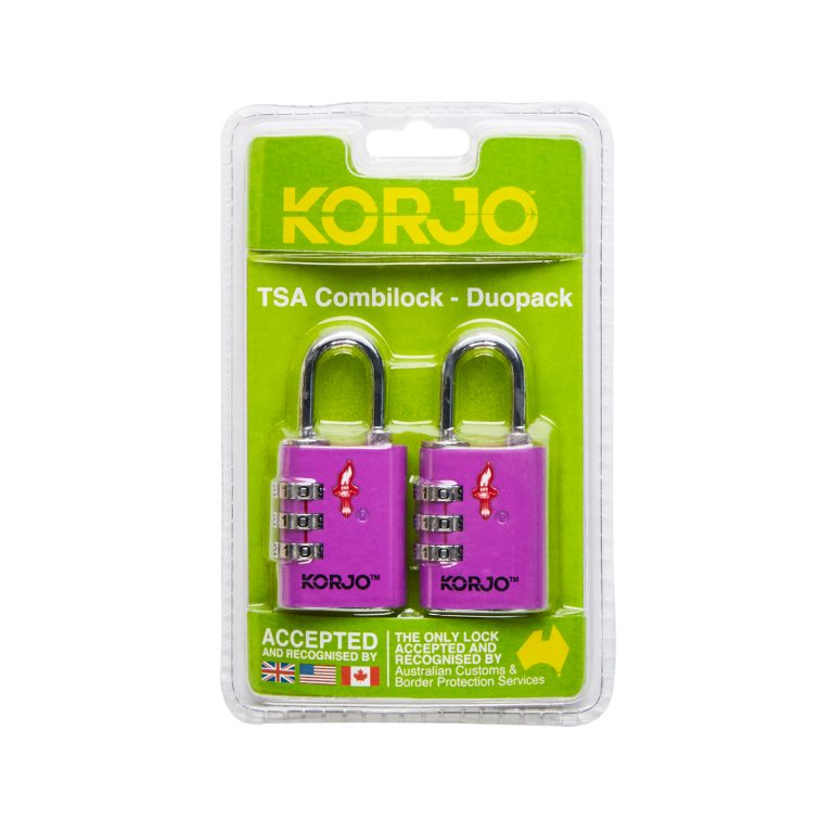 Korjo TSA Combination Lock - 2pack