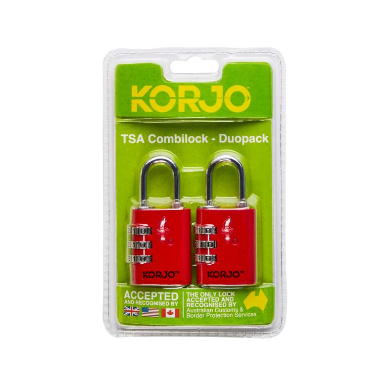 Korjo TSA Combination Lock - 2pack