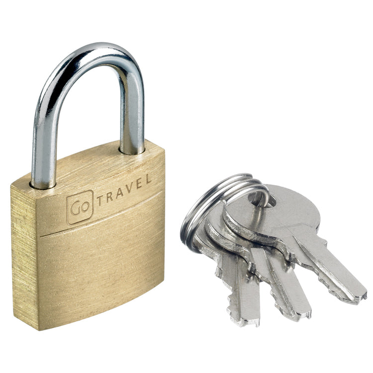 Go Travel Brass Case Padlock