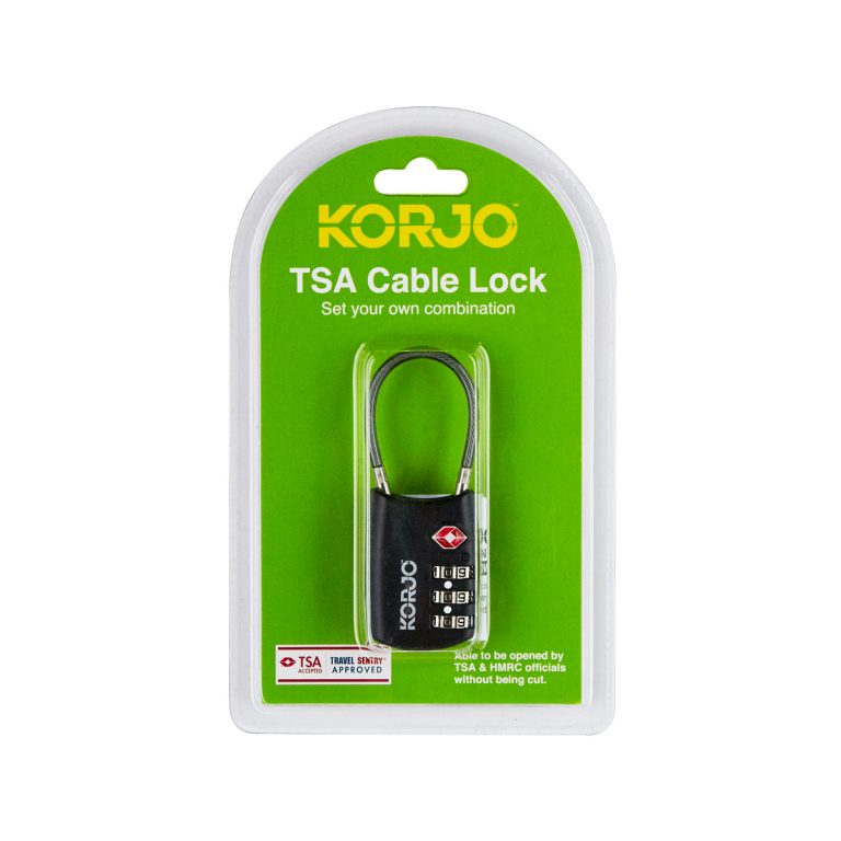 Korjo TSA Flexi Cable Lock